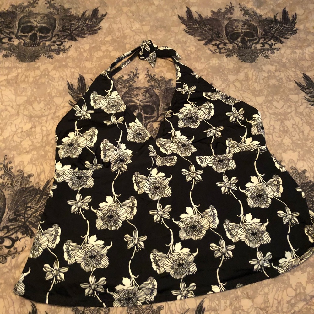 Halter swim top